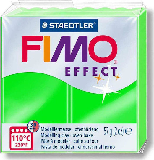 Staedtler Fimo Effect Polymer Clay Grüns 57gr 8010-501