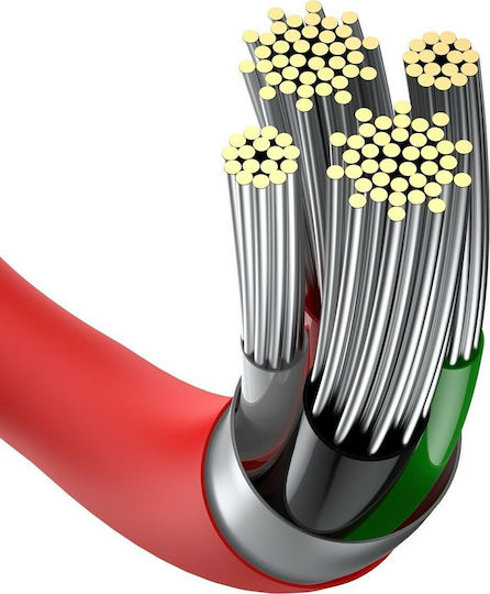 Baseus Superior USB-A to Lightning Cable Red 1m (CALYS-A09)