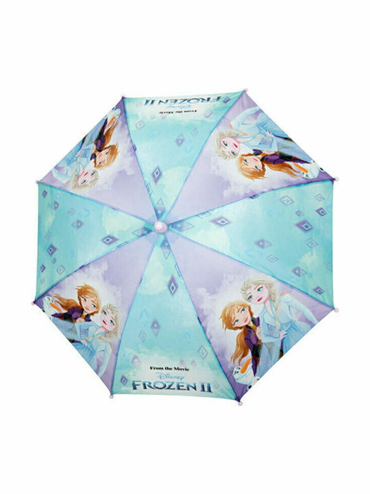 Perletti Kids Curved Handle Auto-Open Umbrella Frozen 2 Blue