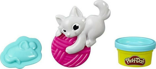 Hasbro Play-Doh Plasticine - Game Pet Mini Kitty for 3+ Years E2237