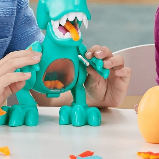 Hasbro Плей-Доу Пластелин Игра Dino Crew Crunchin T-Rex За 3+ Години 3 Броя