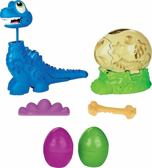 Hasbro Play-Doh Plasticine Dino Crew Growin Tall Bronto Game Set for 3 Plus Years 2 Pieces
