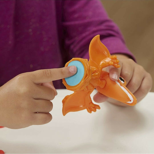 Hasbro Плей-Доу Пластелин Игра Dino Crew Crunchin T-Rex За 3+ Години 3 Броя