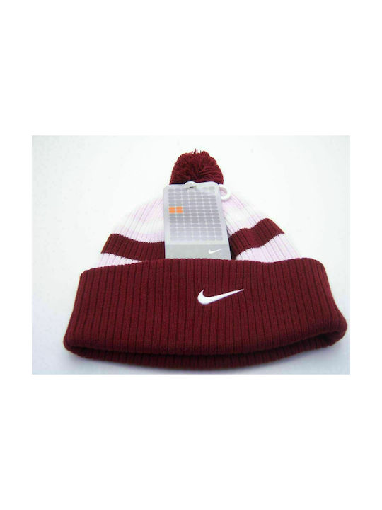 Nike Kids Beanie Knitted Burgundy