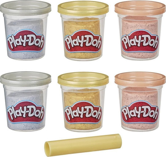 Hasbro Play-Doh 3 Plastilinas of Plasticine Metal Combination for 3+ Years E9433