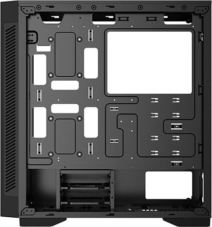 Deepcool MATREXX 55 V3 ADD-RGB 3F Gaming Midi Tower Κουτί Υπολογιστή με Πλαϊνό Παράθυρο Μαύρο
