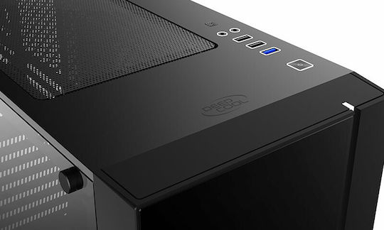 Deepcool MATREXX 55 V3 ADD-RGB 3F Gaming Midi Tower Κουτί Υπολογιστή με Πλαϊνό Παράθυρο Μαύρο