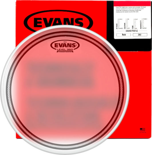 Evans Frosted Δέρμα κάσας για Ντράμς 10"