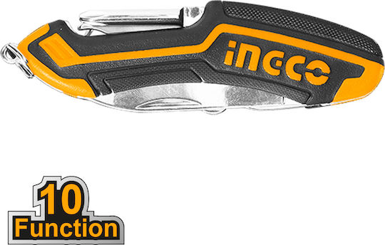 Ingco Multitool 10 Tools Yellow