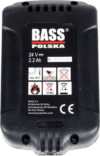 Bass Polska Tool Battery Lithium 24V with Capacity 3Ah