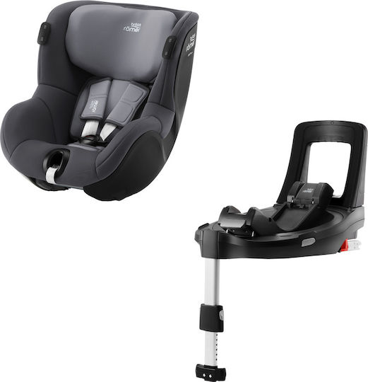 Britax Romer Dualfix I-Sense FlexBase Καθισματάκι Αυτοκινήτου i-Size με Isofix Midnight Grey