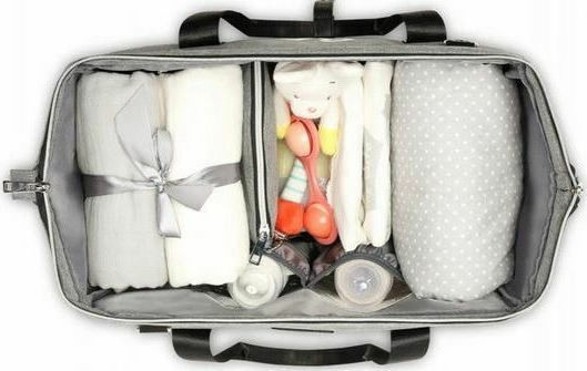 Lionelo Shoulder/Hand Diaper Bag Ida Gray
