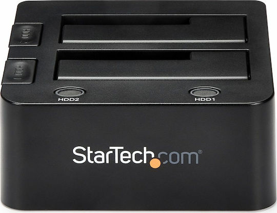 StarTech USB 3.0 Dual Hard Drive Docking Station with UASP Docking Station for 2 Hard Drives SATA 2.5" / 3.5" with Connection USB 3.0 (SDOCK2U33)