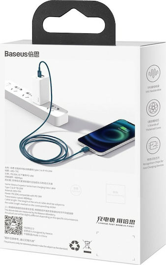 Baseus Superior USB-C to Lightning Cable 20W Μπλε 1m (CATLYS-A03)