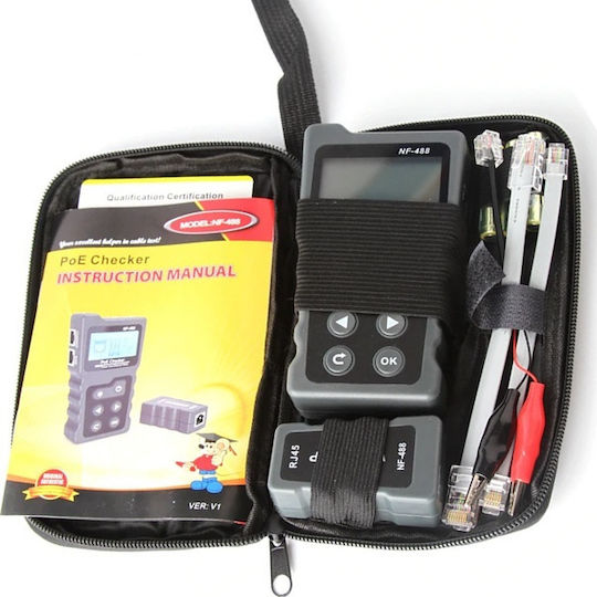Noyafa NF-488 Tester Καλωδίων Δικτύου RJ45 Ψηφιακό