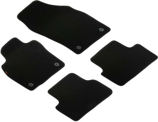 Lampa Set of Front and Rear Mats 4pcs for Volkswagen T-Cross Black