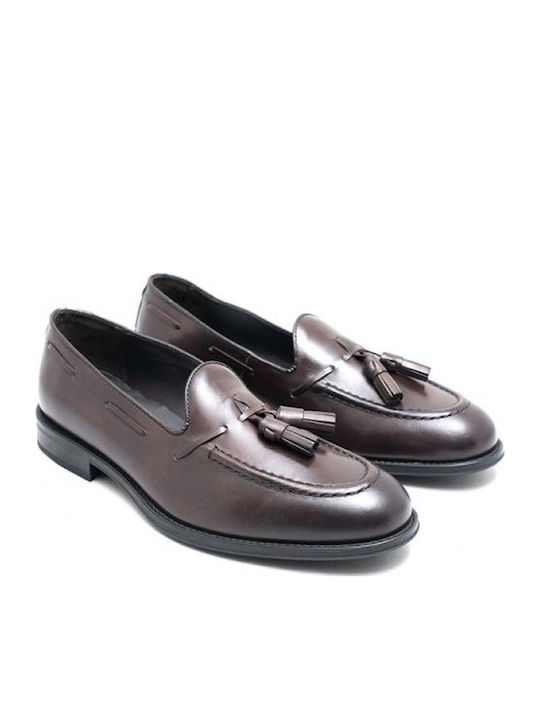 Marco Ferretti BR161524 Men's Leather Loafers Brown