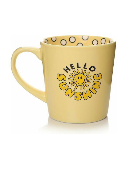 Half Moon Bay Little Miss Sunshine Mug Ceramic Yellow 325ml