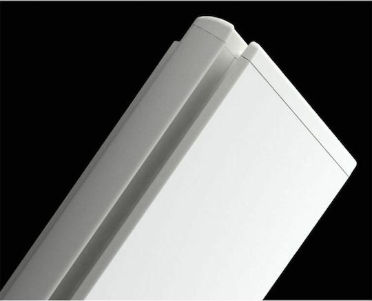 Radialight Icon 2B WiFi Radiator Electric Pentru Prosoape Cu Fațadă De Sticlă 1000W 110x45cm Albă