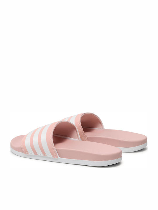 Adidas Adilette Comfort Slides σε Ροζ Χρώμα