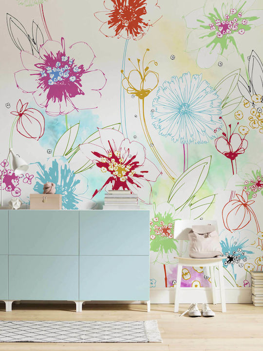 Wall Mural Joyful L200xW250cm Washable