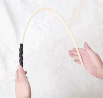 Fetish Addict Rattan Cane Flexible Paddle σε Λευκό Χρώμα