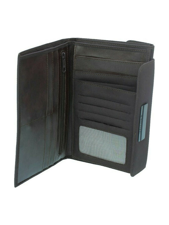 Large Women's Wallet Classic Brown