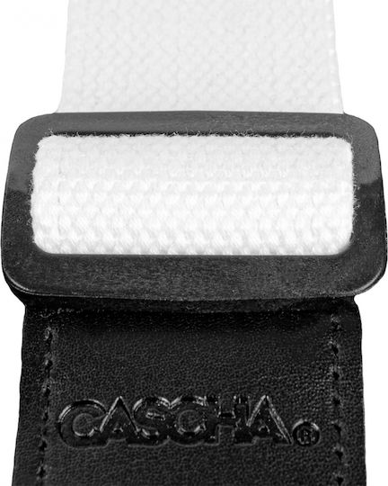 Cascha HH-2285 Ukulele Ζώνη για Γιουκαλίλι Λευκή