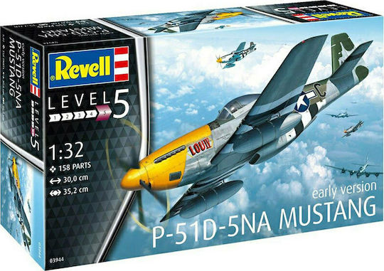 Revell Моделна фигура Самолет P-51D-5NA Mustang в мащаб 1:32