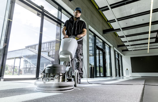 Karcher BDS 43/ Orbital C Машини за почистване на подове Ротационна 12лт с мощност 1100W
