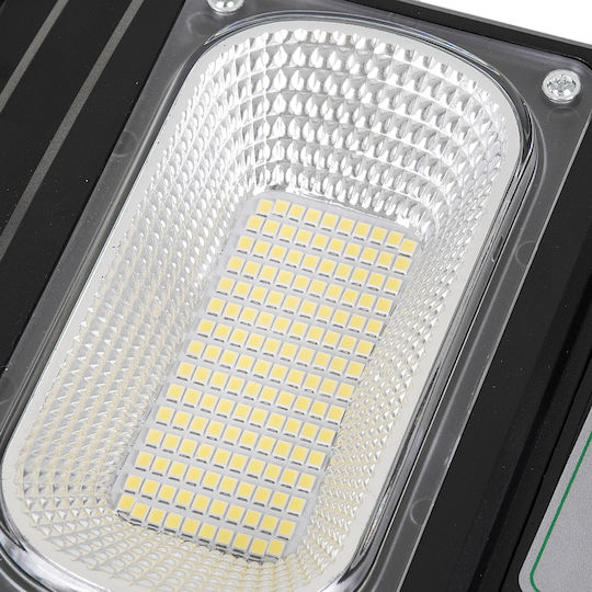 GloboStar Ηλιακό Φωτιστικό Δρόμου 100W 8000lm Ψυχρό Λευκό 6000K με Αισθητήρα Κίνησης και Φωτοκύτταρο IP65