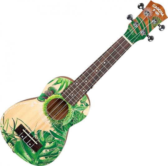 Cascha HH-2602 Art Series Leafy Soprano Ukulele