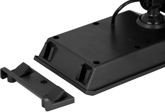 GloboStar Στεγανός Ηλιακός Προβολέας LED 20W Ψυχρό Λευκό 6000K με Αισθητήρα Κίνησης, Φωτοκύτταρο και Τηλεχειριστήριο IP65