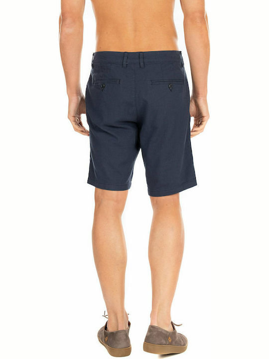 Selected Men's Shorts Chino Navy Blue