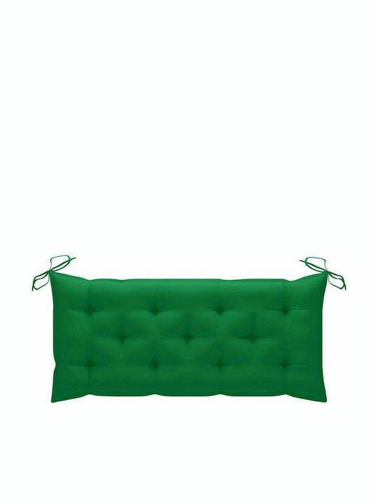 Bancă Exterior Bambus cu Perne 120x55x90cm