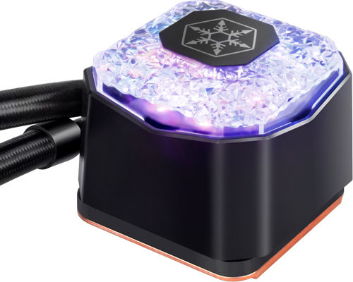 Silverstone IceGem 280 aRGB Răcire Cu Lichid AIO CPU Cu 2 Ventilatoare 140mm