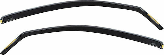 Heko Set of Windbreakers Front Car Dark Fime for Volkswagen Bora / Beetle 2pcs