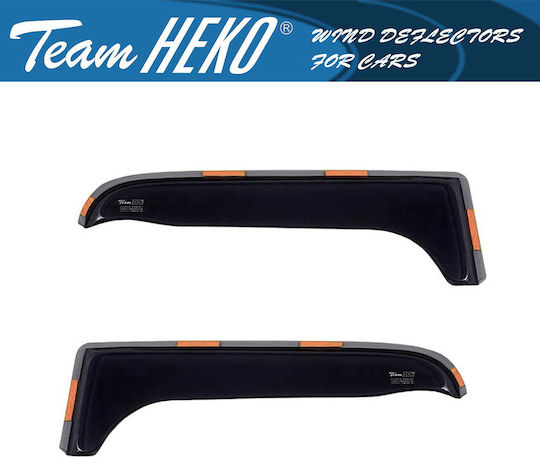 Heko Set of Windbreakers Front Car Dark Fime for Mercedes-Benz Sprinter 2pcs