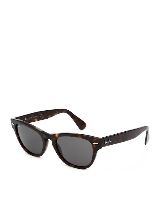 Ray Ban Sunglasses with Brown Tartaruga Plastic Frame and Black Lens RB2201 902/B1