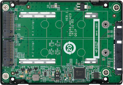 QNap Case for 2 Hard Drives M.2 SATA III with Connection SATA