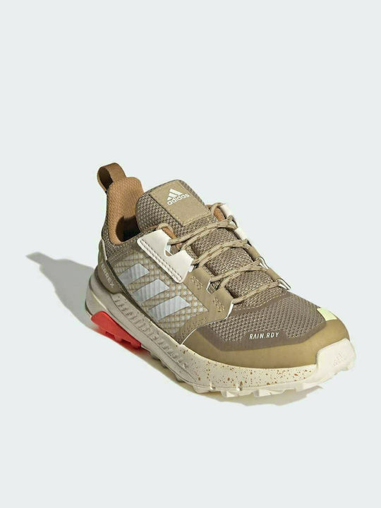 Adidas Pantofi de drumeție pentru copii Terrex Trailmaker Impermeabili Beige Tone / Crystal White / Mesa