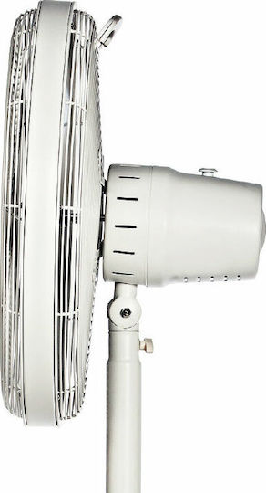 Gruppe FD-40ME3 Ανεμιστήρας Ορθοστάτης 50W Διαμέτρου 40cm Λευκός