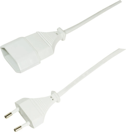 LogiLink Euro - Euro Cable 1m White (CP125)