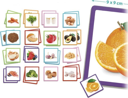 Akros Memo Maxi Υγιεινά Τρόφιμα Educational Game Knowledge for 2-8 Years Old