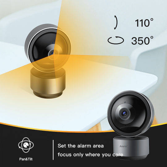 Arenti Dome1 IP Überwachungskamera Wi-Fi Full HD+ 3MP mit Zwei-Wege-Kommunikation