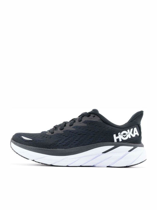 Hoka Clifton 8 Ανδρικά Αθλητικά Παπούτσια Running Μαύρα