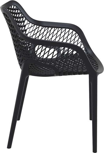 Outdoor Chair Polypropylene Air XL Black 57x60x81cm