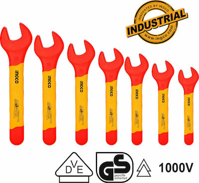 Ingco German Polygon Set with Size from 8mm to 19mm Επαγγελματικό 7pcs