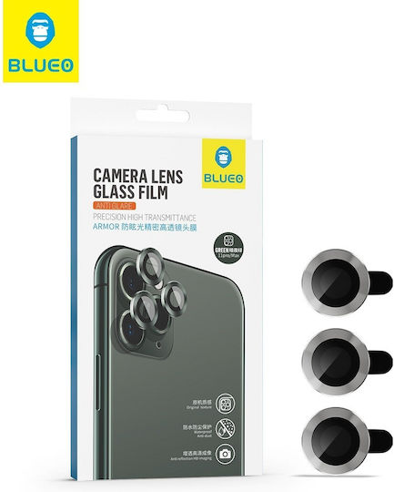 Blueo 5D Mr. Monkey Armor Glass Camera Protection Tempered Glass Blue for the iPhone 11