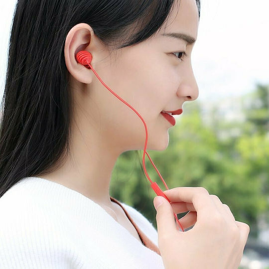 Joyroom EL112 In-ear Handsfree με Βύσμα 3.5mm Κόκκινο